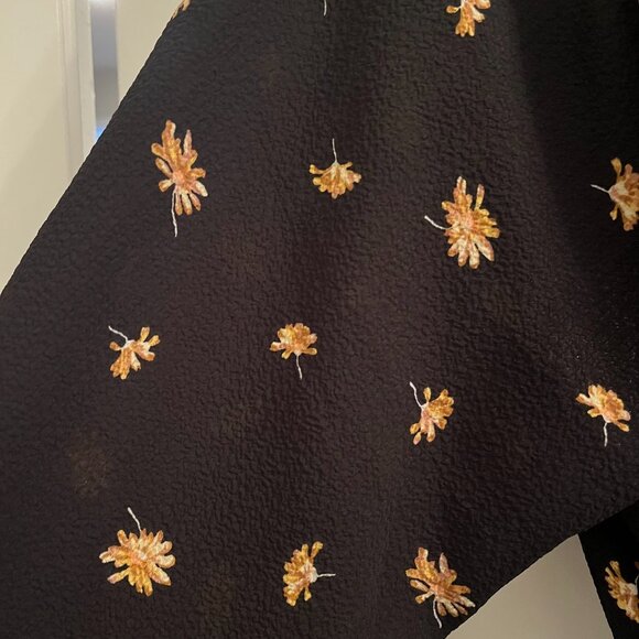 Madewell Tie-Waist Mini Dress in French Daisies - Picture 4 of 4